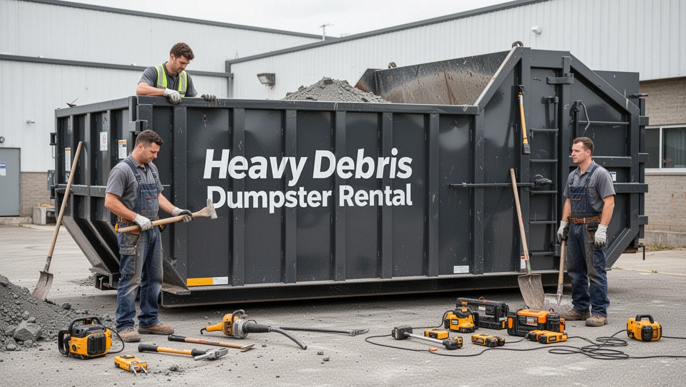 Heavy Debris Dumpster Rental