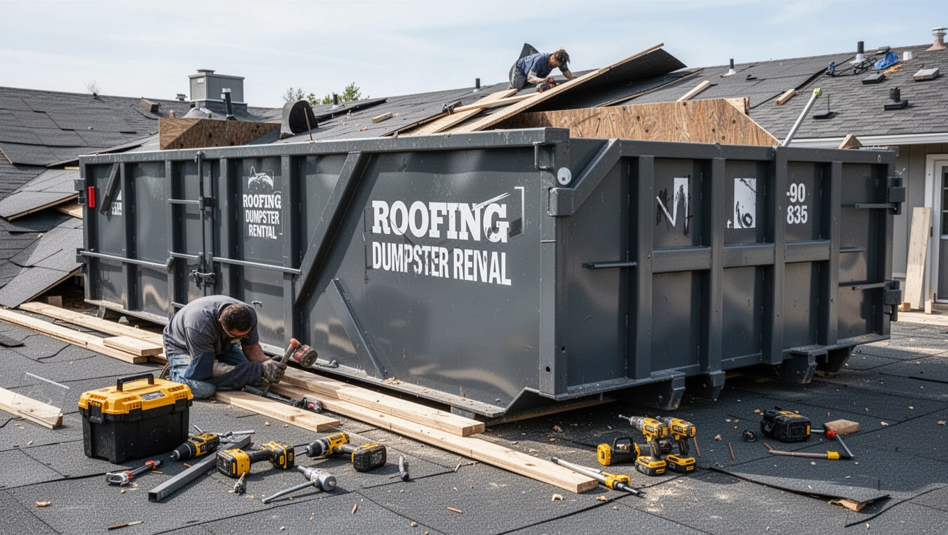 Roofing Dumpster Rental