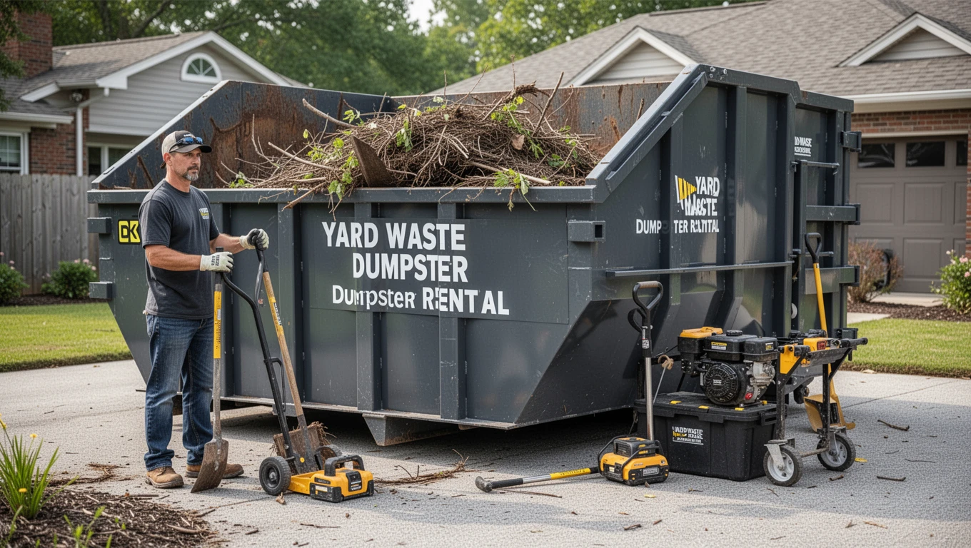 Yard Waste Dumpster Rental