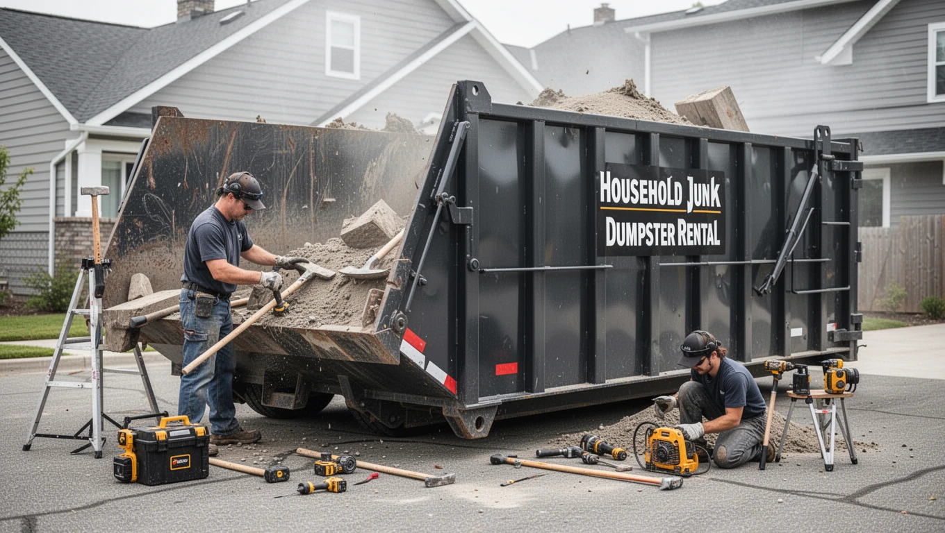 Household Junk Dumpster Rental